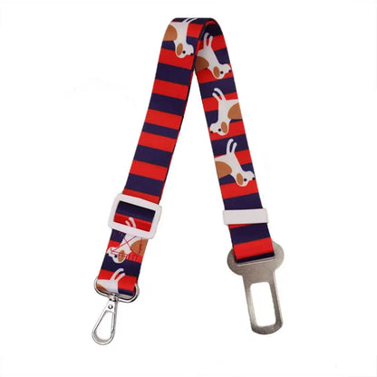 Car Seat Belt for Dog and Cat, Adjustable Harness, Lead Leash, Small and Medium Pet, Outdoor Travel Supplies, Goods