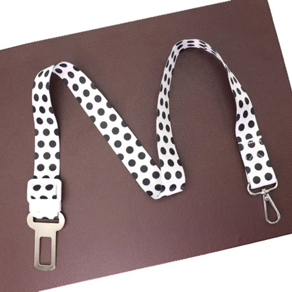 Car Seat Belt for Dog and Cat, Adjustable Harness, Lead Leash, Small and Medium Pet, Outdoor Travel Supplies, Goods