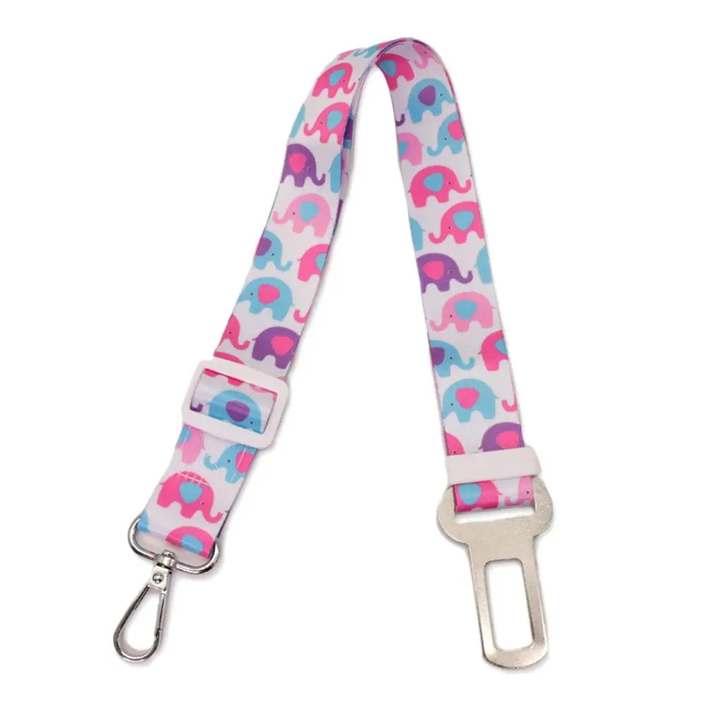 Car Seat Belt for Dog and Cat, Adjustable Harness, Lead Leash, Small and Medium Pet, Outdoor Travel Supplies, Goods