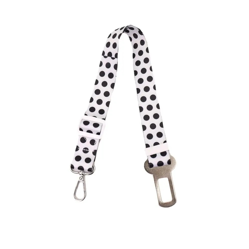 Car Seat Belt for Dog and Cat, Adjustable Harness, Lead Leash, Small and Medium Pet, Outdoor Travel Supplies, Goods