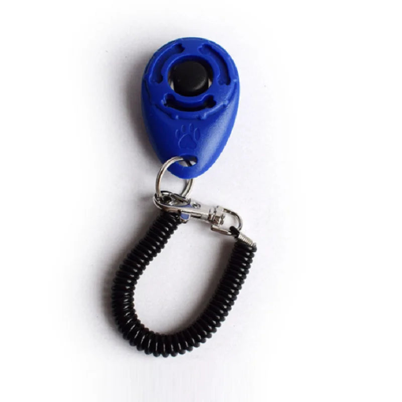 Dog Training Clicker Pet Cat Dog Click Trainer Various Style Aid Adjustable Wriststrap Sound Key Chain Dog Repeller Pet Product