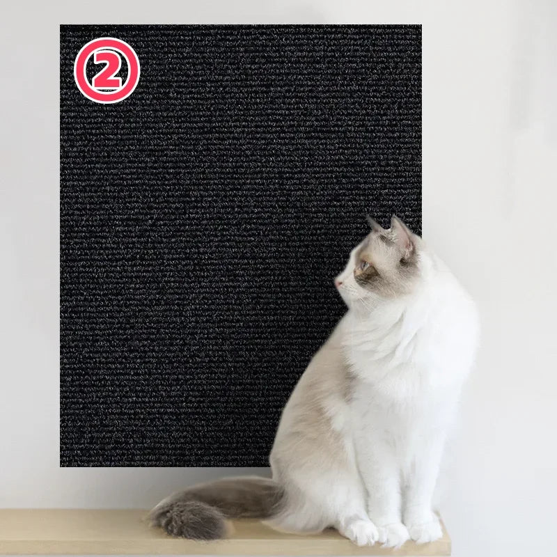 Trimmable Self-Adhesive Carpet Cats Scratch Board Wall anti Cat Scratch Sofa Diy Cats Scratch Board Sofa Protection Paws Sharpen