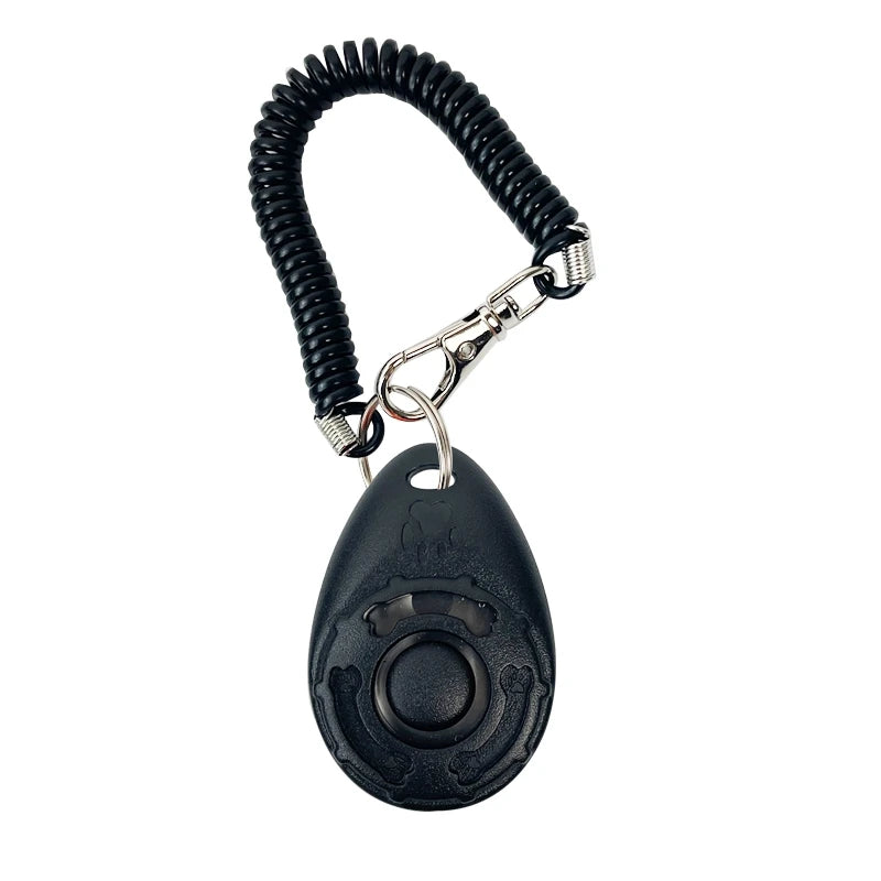 Dog Training Clicker Pet Cat Dog Click Trainer Various Style Aid Adjustable Wriststrap Sound Key Chain Dog Repeller Pet Product