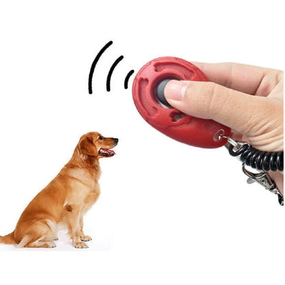 Dog Training Clicker Pet Cat Dog Click Trainer Various Style Aid Adjustable Wriststrap Sound Key Chain Dog Repeller Pet Product