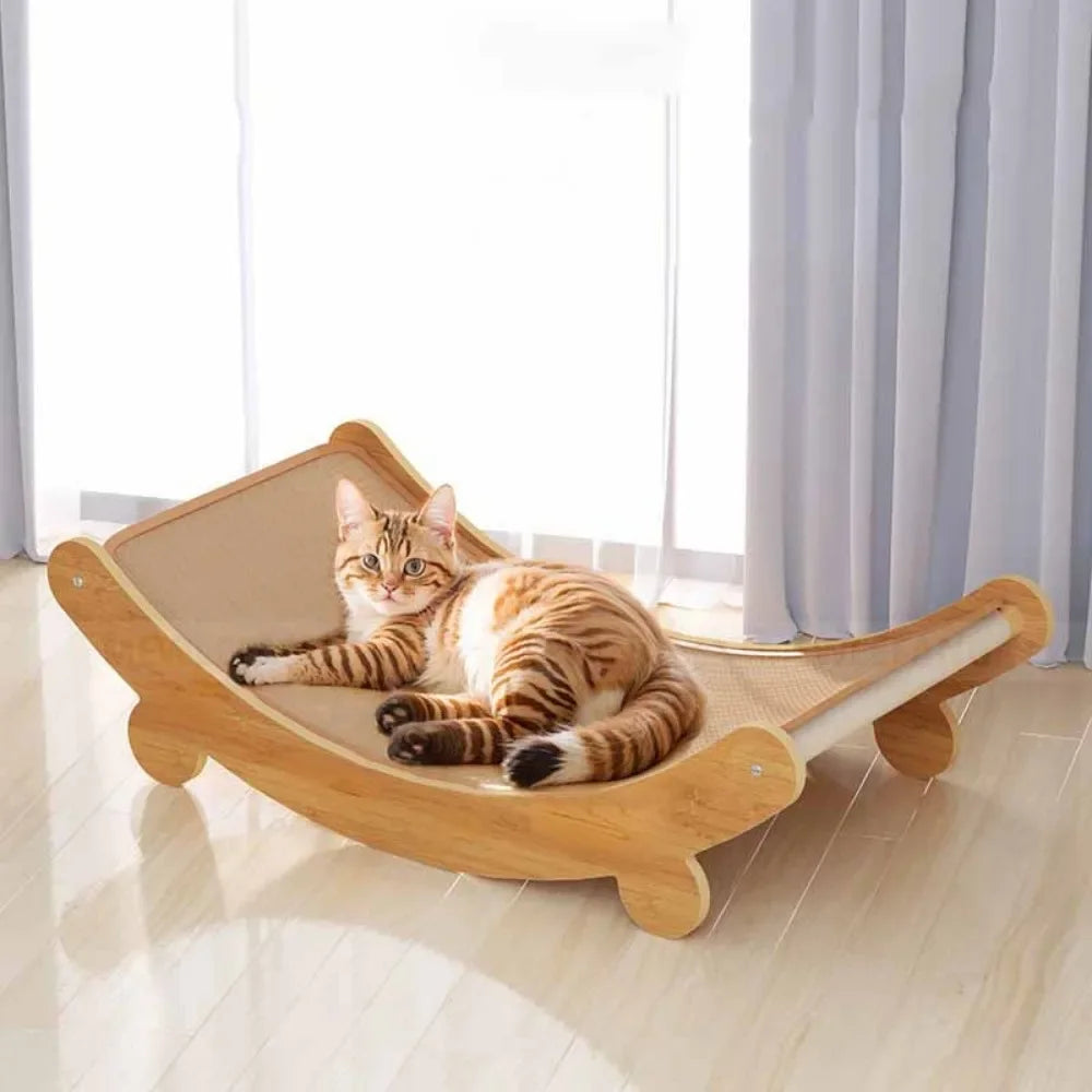 Cat Scratch Board Cat Scratching Pads Detachable Wear-Resistant Multifuction Cats Sleeping Bed Kitten Grinding Cat Toys