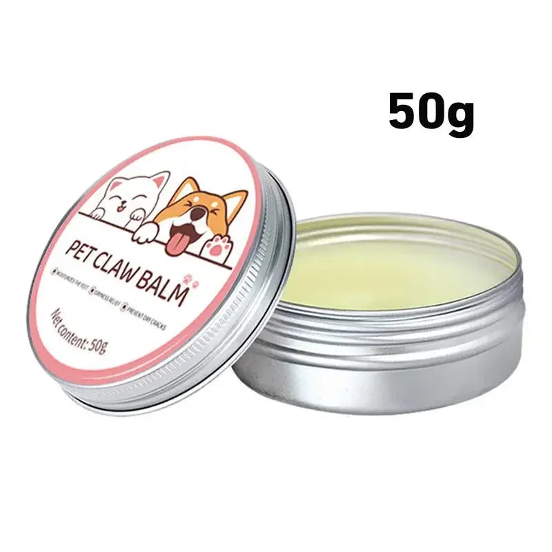 Paw Balm for Cats 50G Cat Dog Paw Protective Cream Pet Nose Protector Moisturizer Pet Crack Feet Repair Accessories for Cats